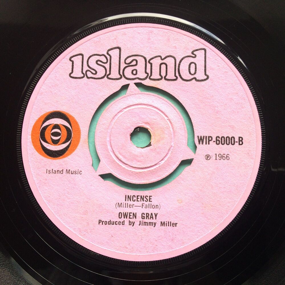 Owen Gray - Incense b/w Help me - Island - Ex