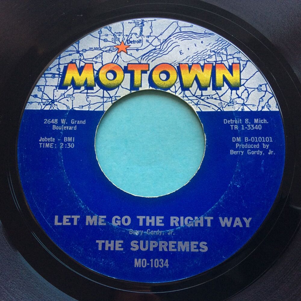 Supremes - Let me go the right way b/w Time changes things - Motown - Ex-