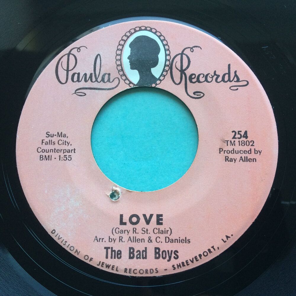Bad Boys - Love b/w Black Olives - Paula - Ex