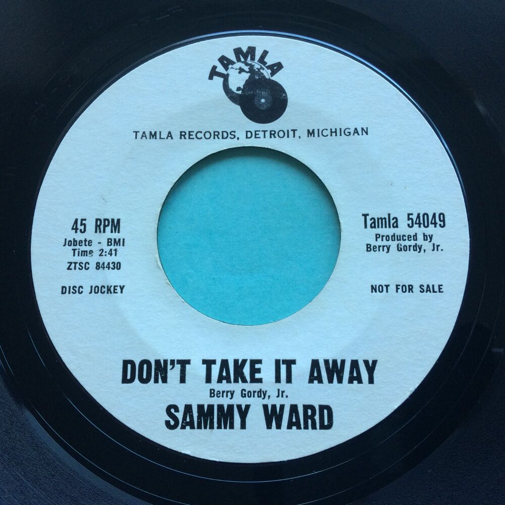 Sammy Ward - Don't take it away - Tamla promo - Ex