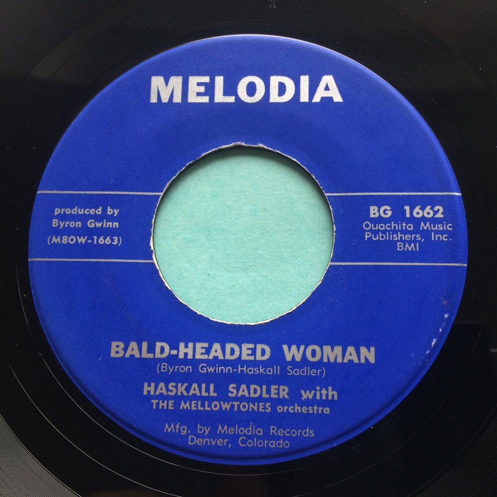 Haskall Sadler - Bald-headed woman .....b/w.... Herman Odom - You can't take it out of this world - Melodia - Ex-