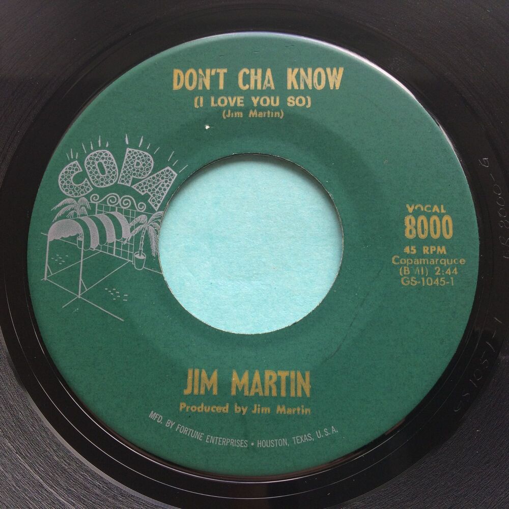 Jim Martin - Don't cha know - Copa - Ex