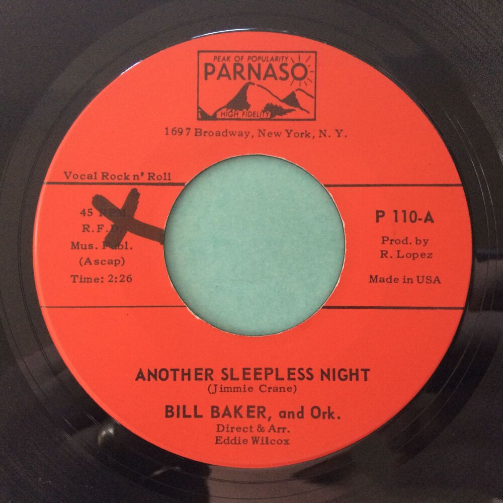 Bill Baker - Another sleepless night - Parnaso - Ex