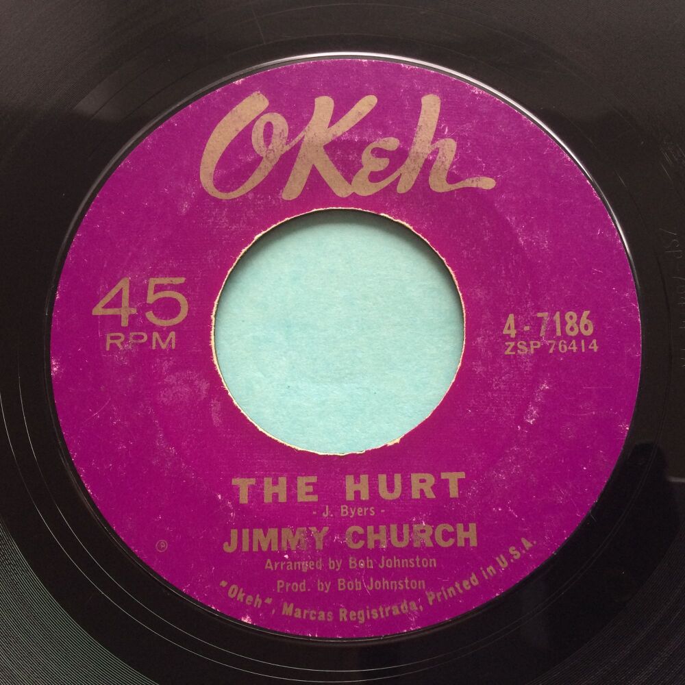 Jimmy Church - The hurt - Okeh - VG+ (rarer issue)