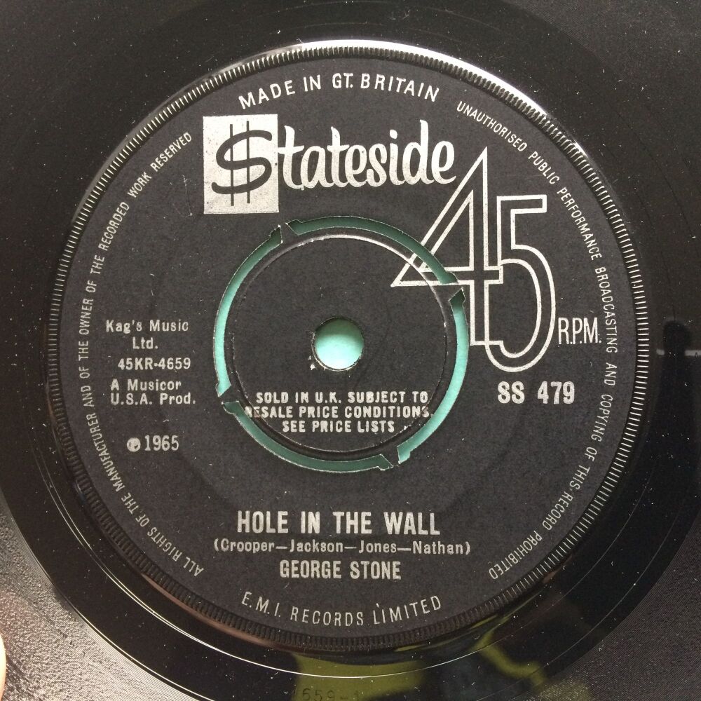 George Stone - Hole In The Wall - U.K. Stateside - Ex-
