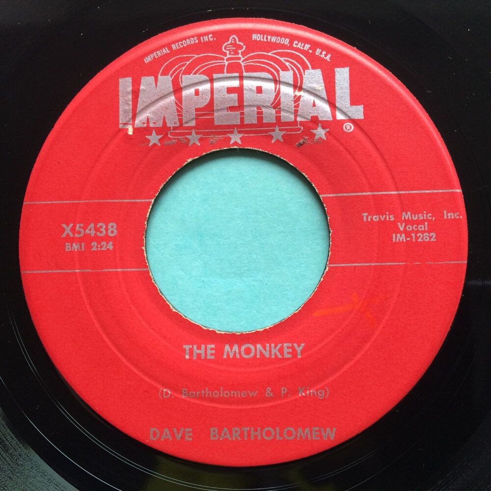 Dave Bartholomew - The Monkey b/w The Shufflin' Fox - Imperial - VG+ (label tear on flip - see both pics)