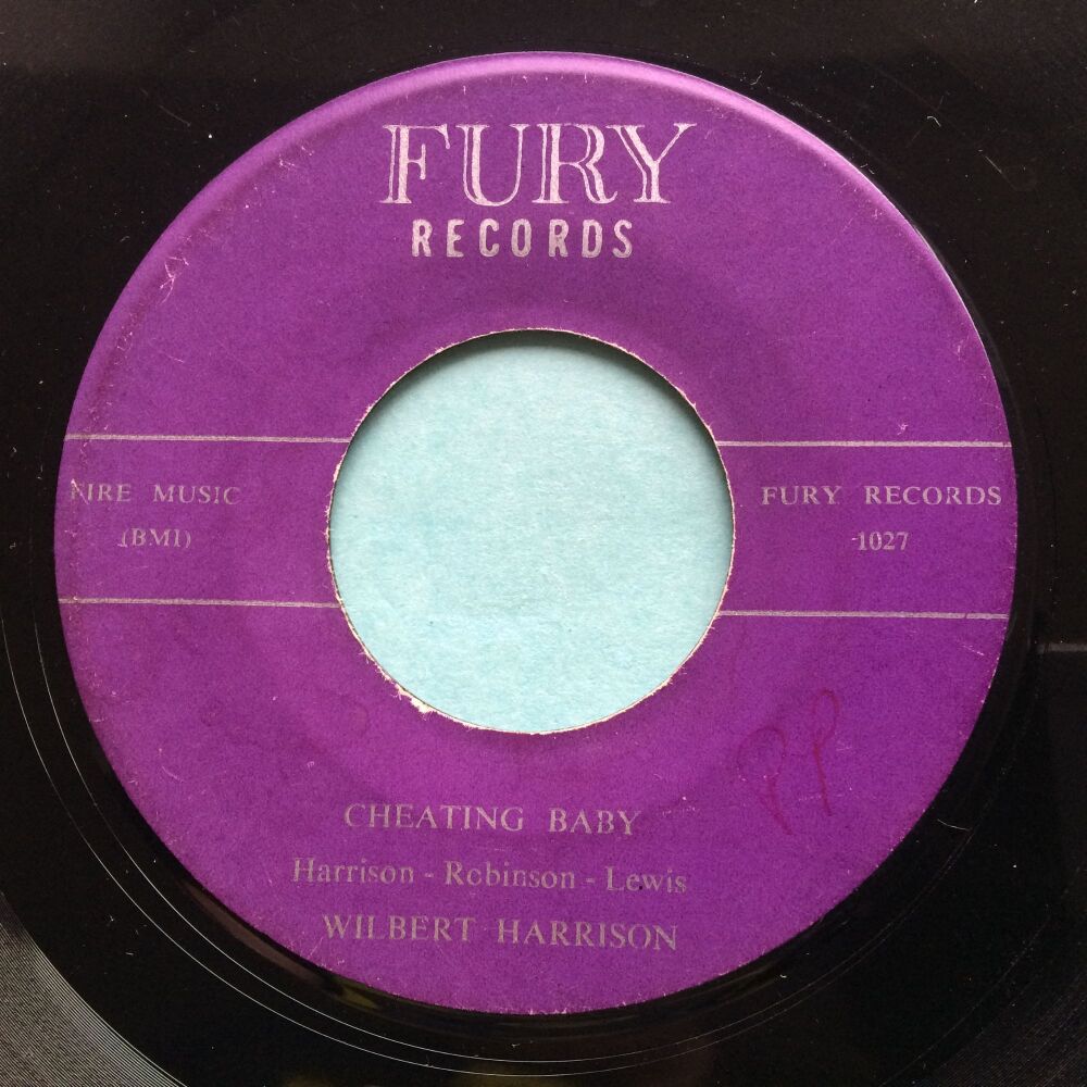 Wilbert Harrison - Cheating baby - Fury - VG+