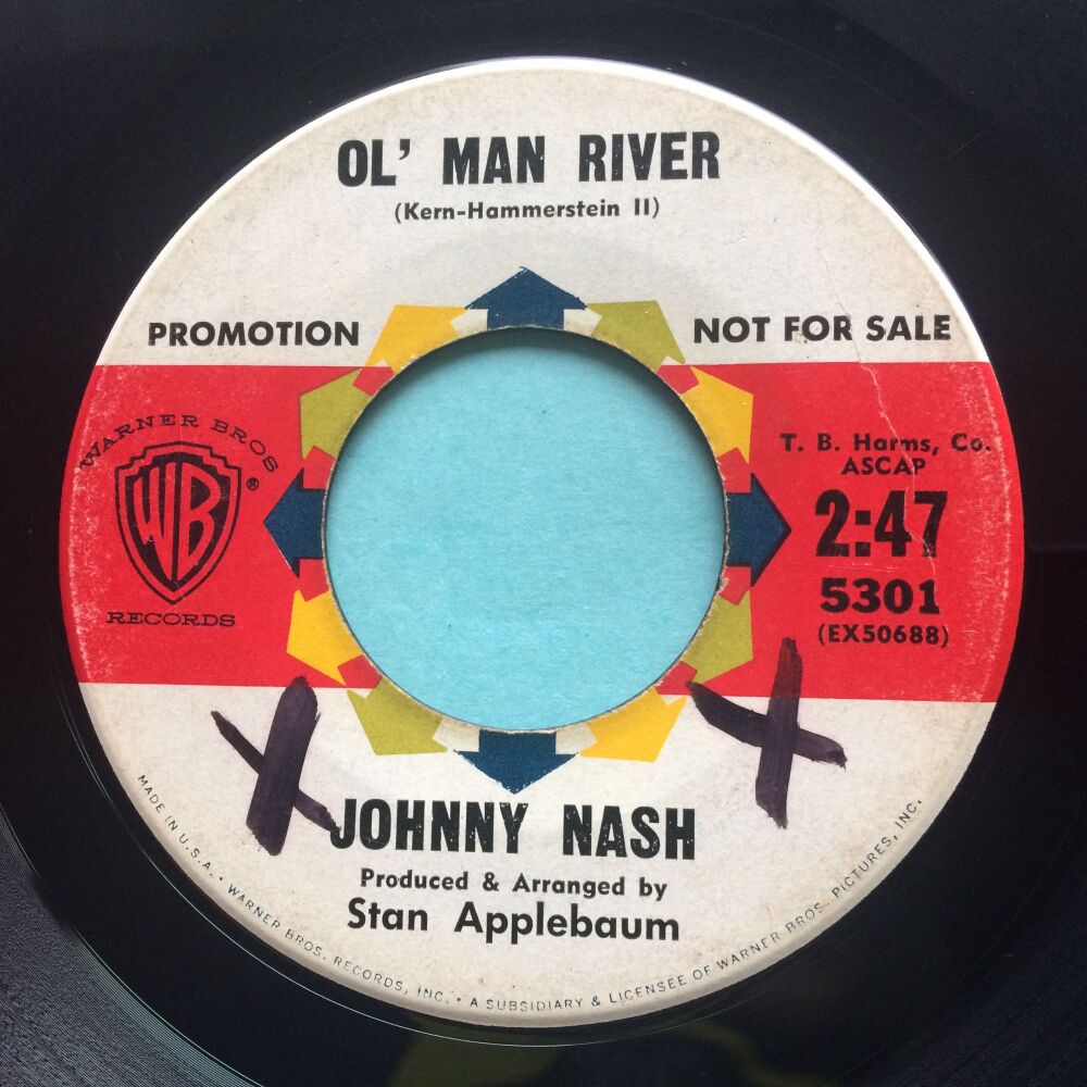 Johnny Nash - Ol' Man River - WB promo - VG+ (xol)