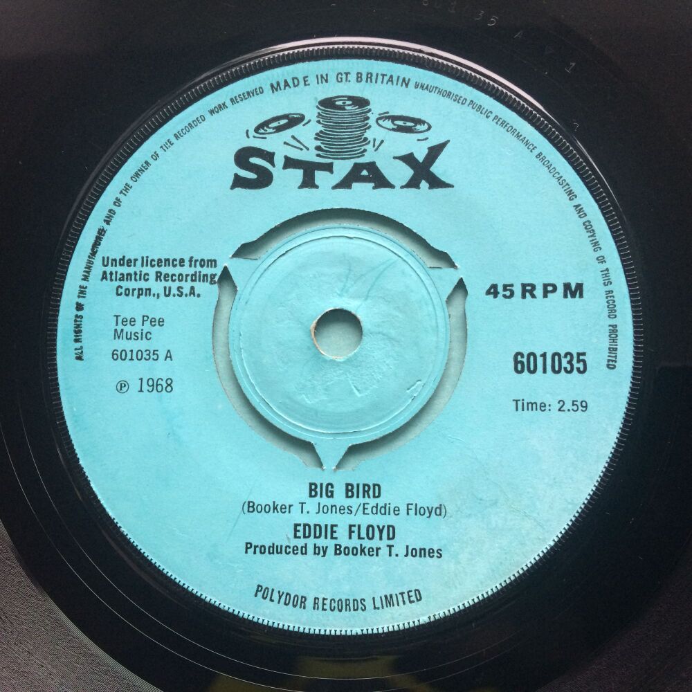 Eddie Floyd - Big Bird b/w Holding on with both hands - U.K. Stax - Ex-