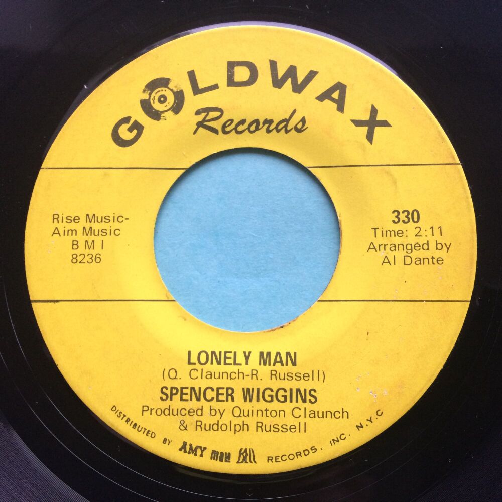 Spencer Wiggins - Lonely Man - Goldwax - VG+