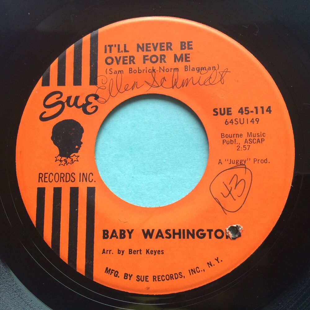 Baby Washington - It'll never be over for me - Sue - Ex-