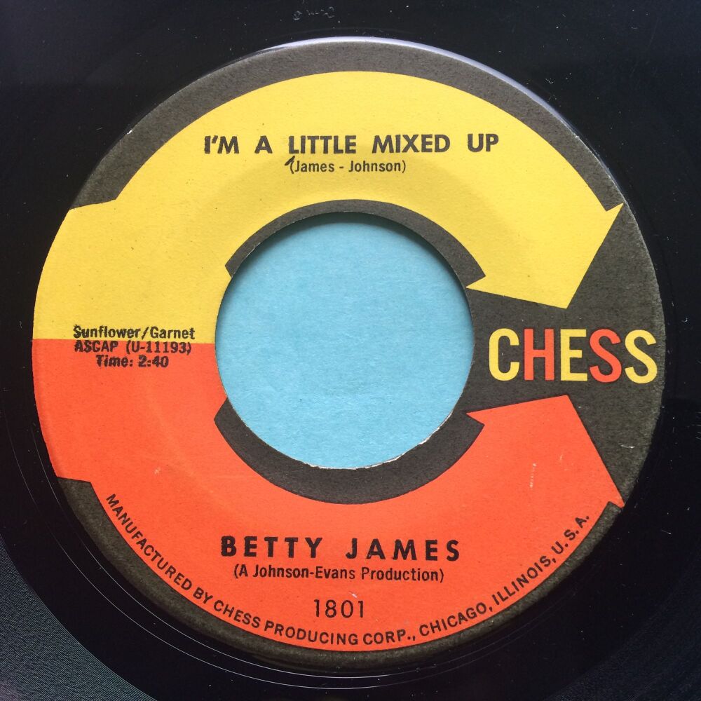 Betty James - I'm a little mixed up - Chess - Ex-