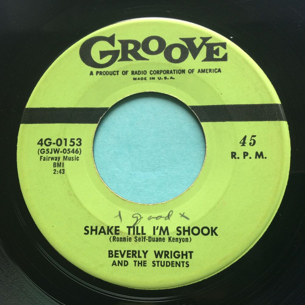 Beverly Wright - Shake till I'm shook - Groove - VG+