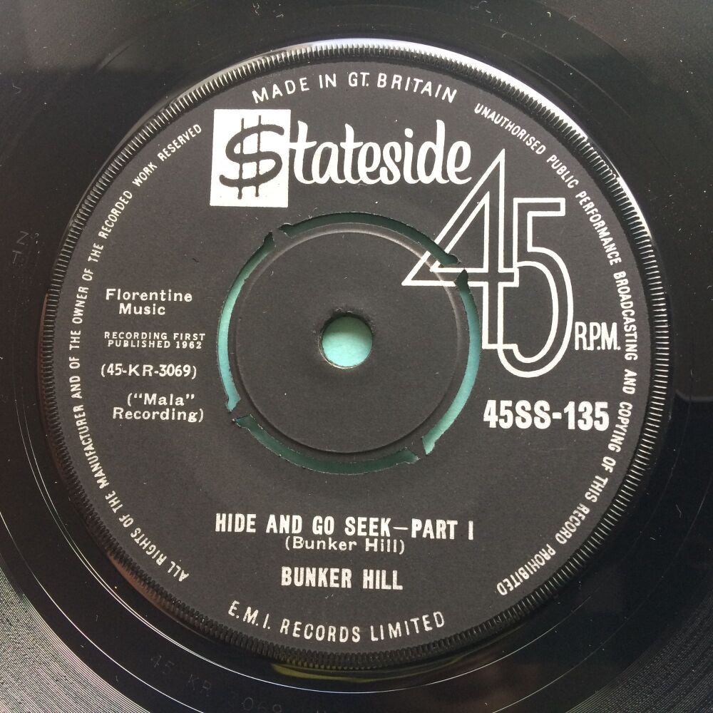 Bunker Hill - Hide and go seek - U.K. Stateside - Ex