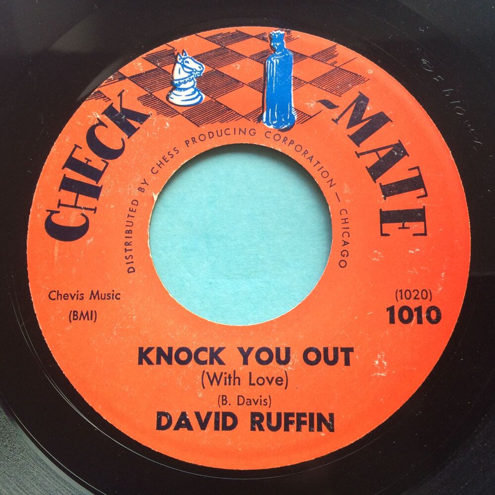David Ruffin - Knock you out b/w Mr Bus Driver - Check Mate - VG+