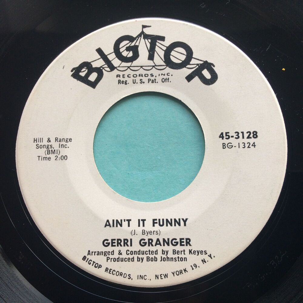 Gerri Granger - Ain't it funny - Bigtop promo - Ex-