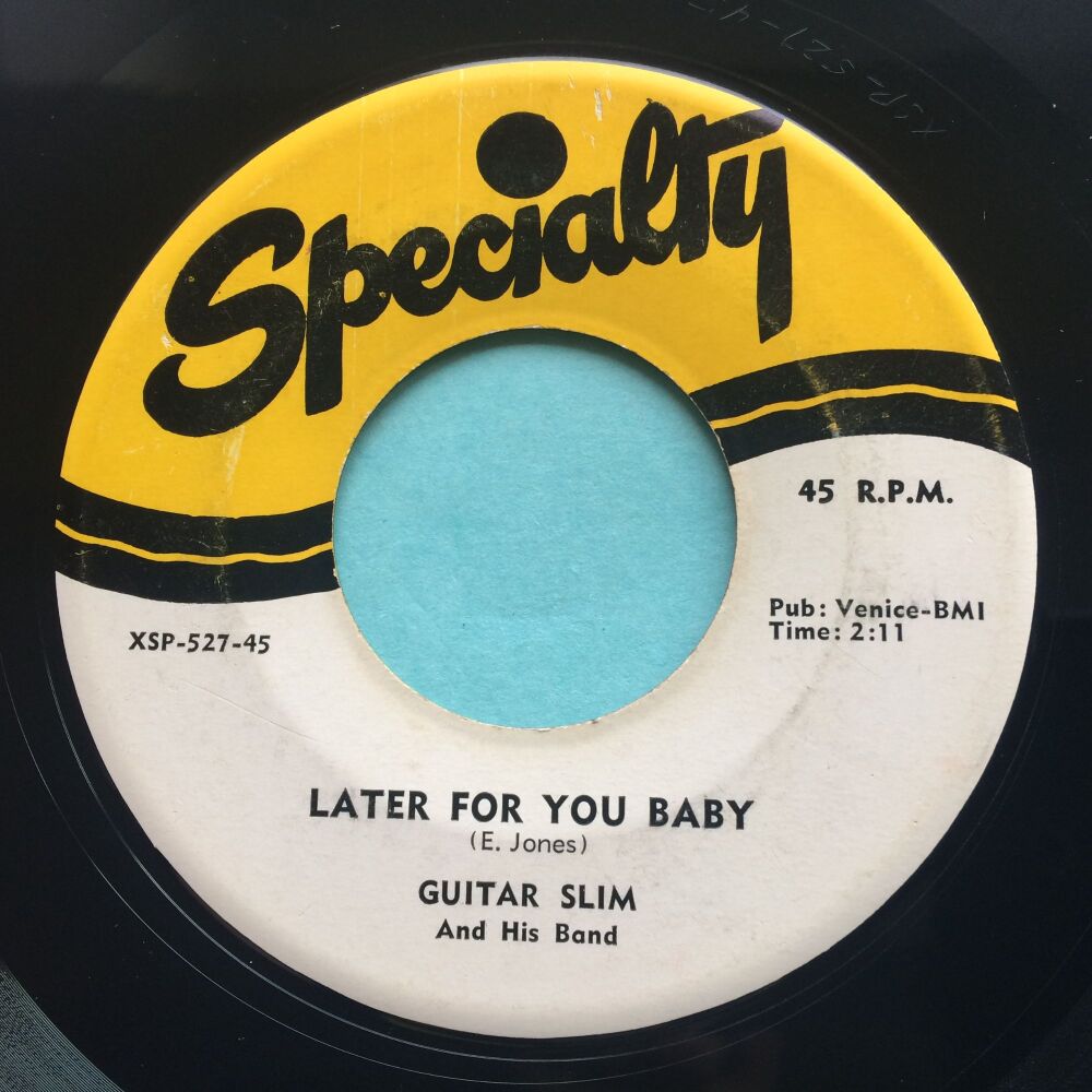 Guitar Slim - Later for you baby - Speciality - VG+