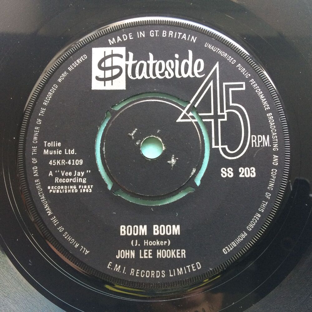 John Lee Hooker - Boom Boom - U.K. Stateside - Ex-