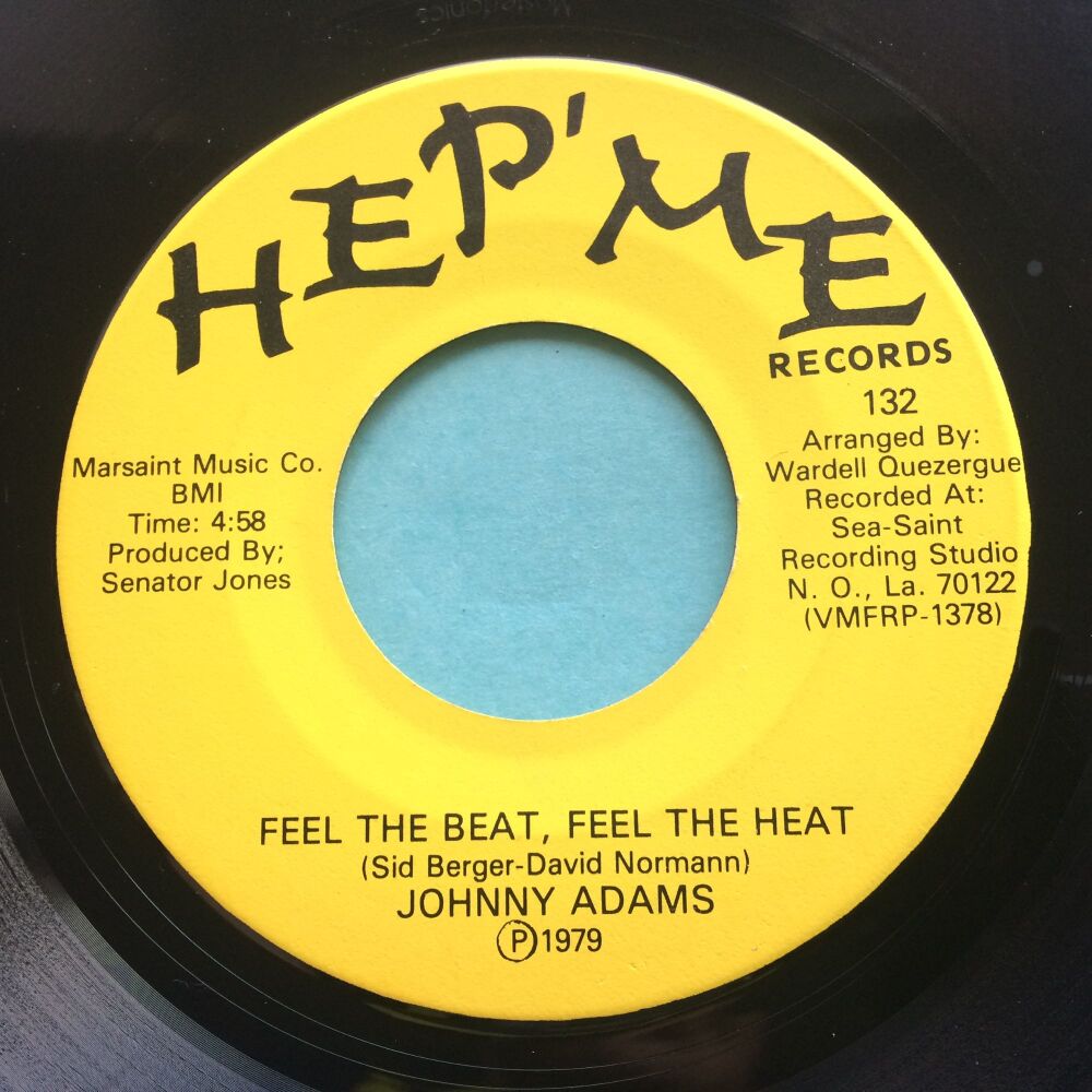Johnny Adams - Feel the beat, feel the heat b/w Spanish Harlem - Hep' Me - Ex
