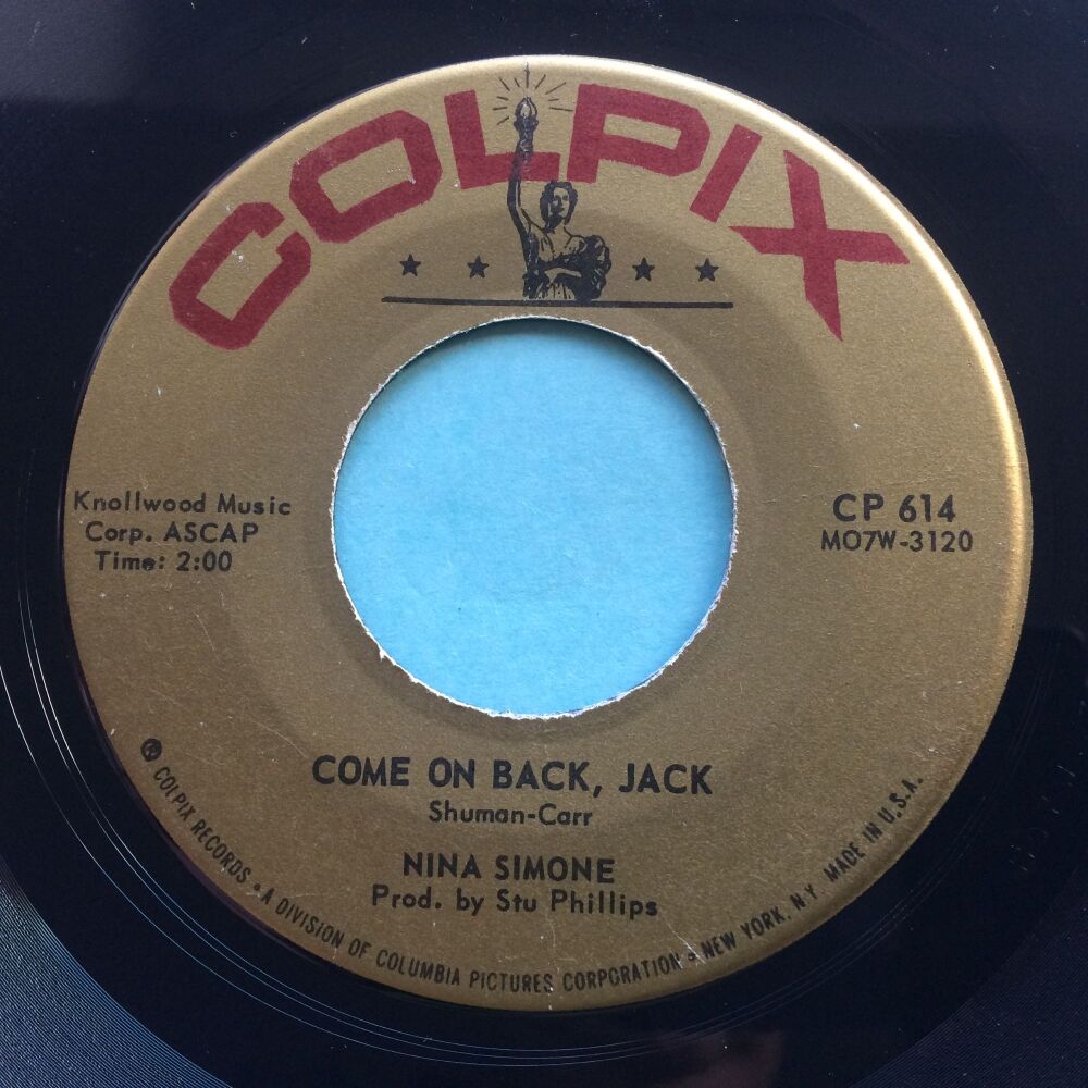Nina Simone - Come on back Jack - Colpix - Ex-