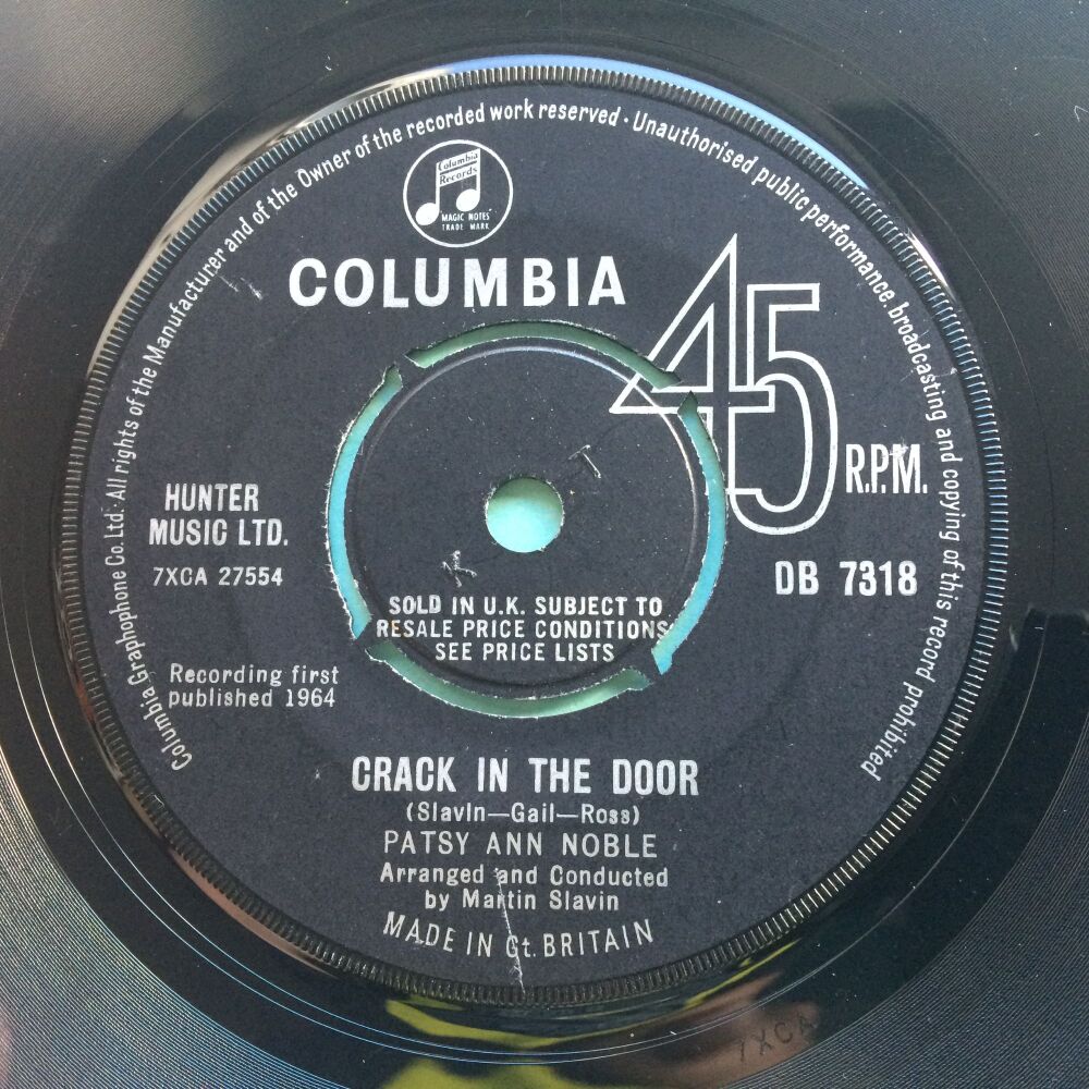 Patsy Ann Noble - Crack in the door - U.K. Columbia - VG+