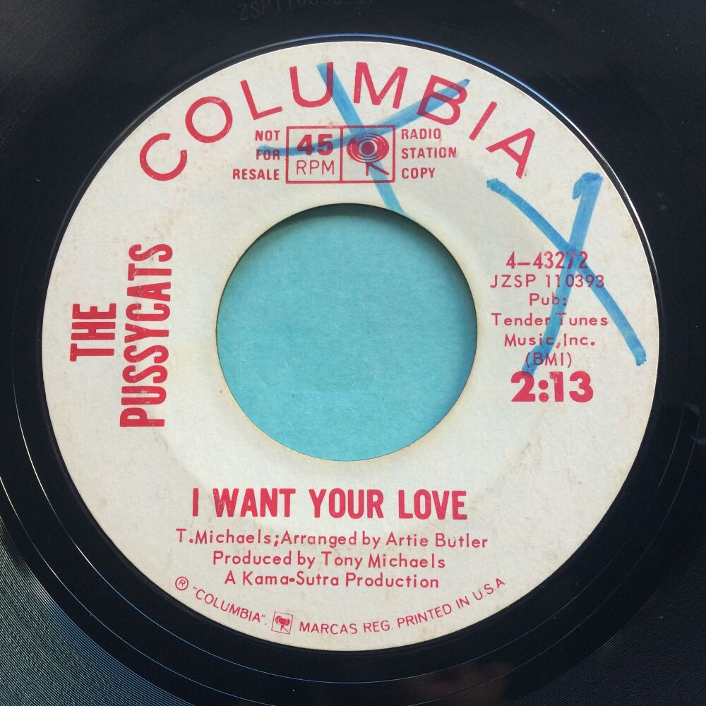 Pussycats - I want your love - Columbia promo - VG+