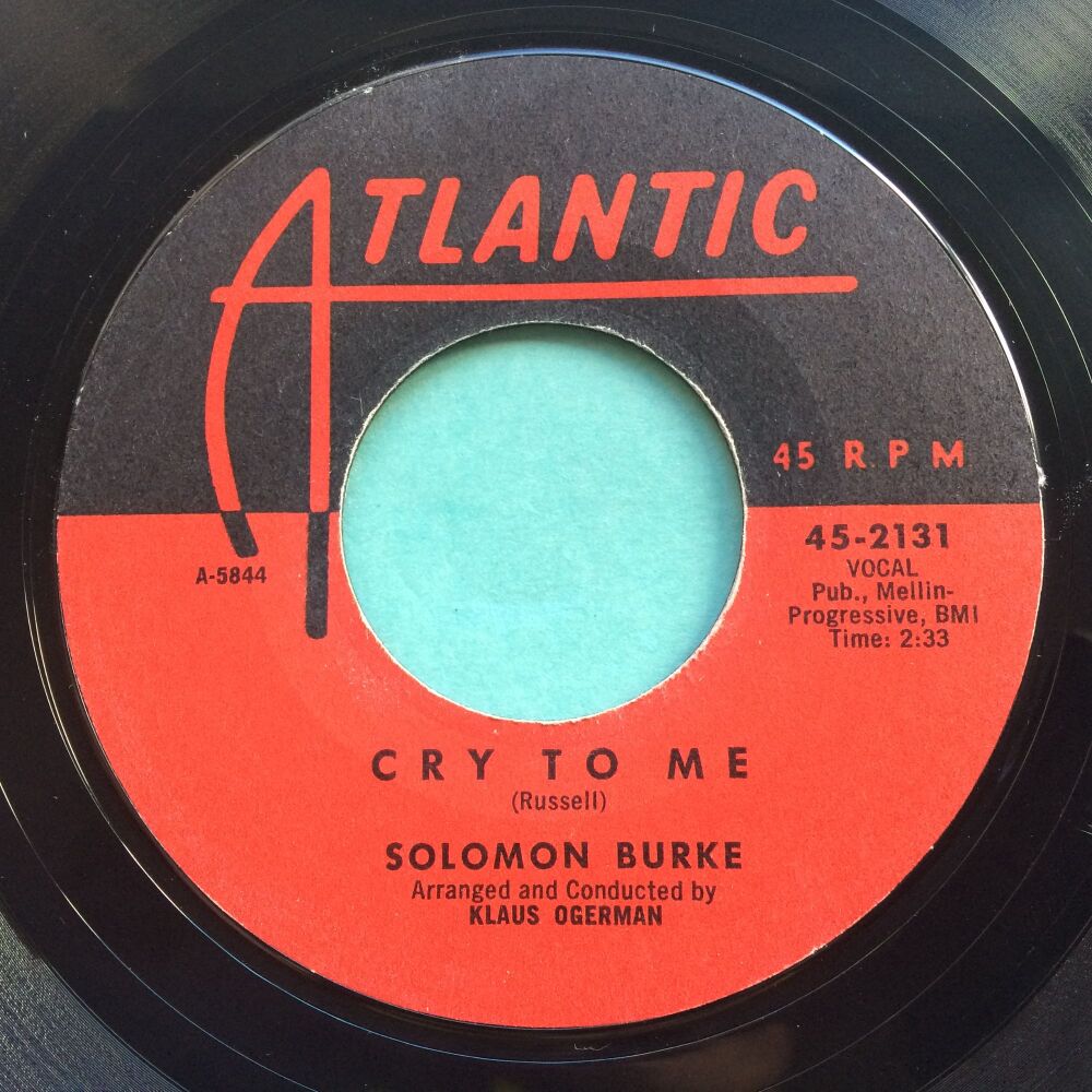 Solomon Burke - Cry to me - Atlantic - Ex