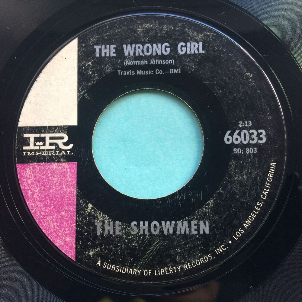 Showmen - Wrong Girl - Imperial - VG+