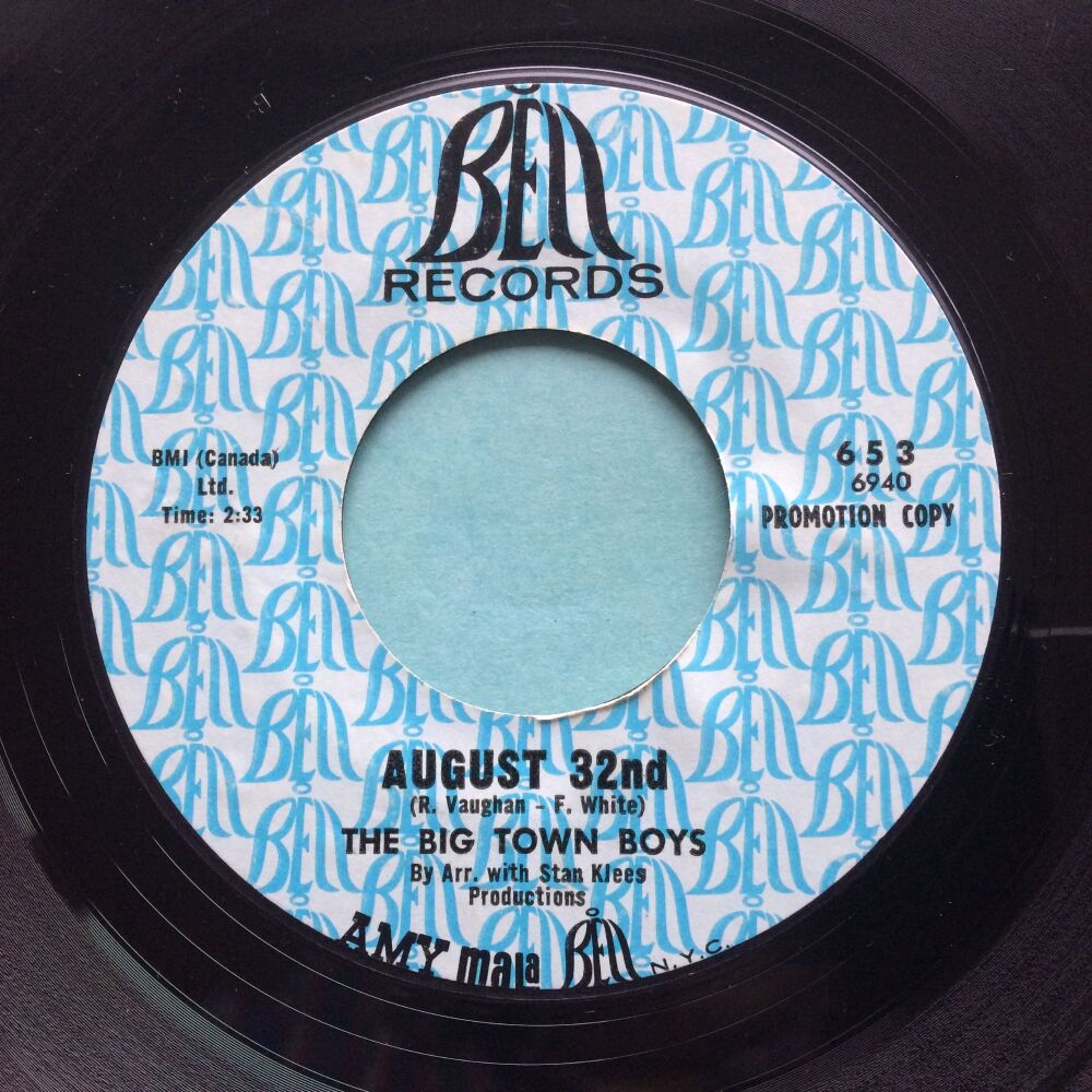 Big Town Boys - August 32nd b/w My Babe - Bell - Ex-