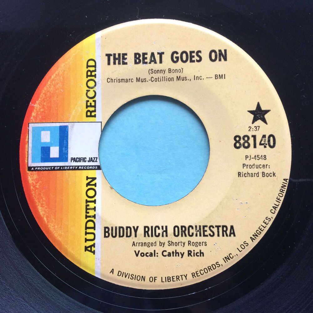 Buddy Rich - The beat goes on - Pacific Jazz promo - Ex