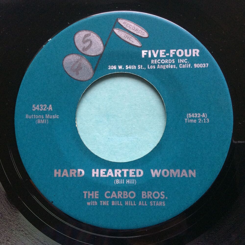 Carbo Bros - Hard Hearted woman - Five-Four - Ex-