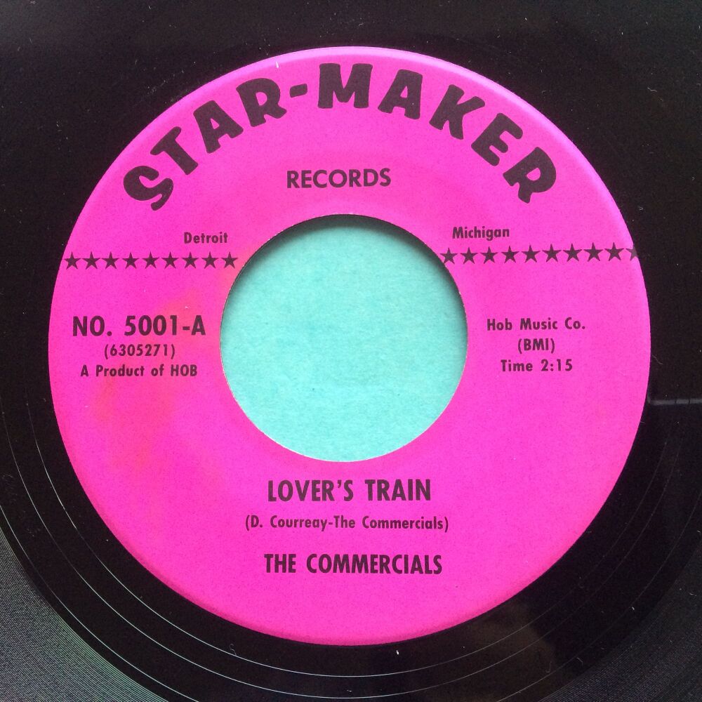 Commercials - Lover's train b/w Everybody dance - Star Maker - Ex-