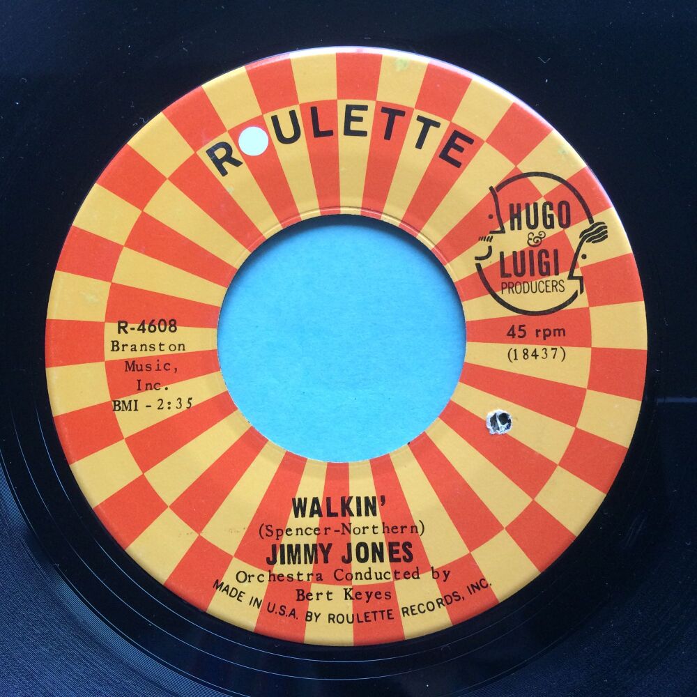 Jimmy Jones - Walkin' - Roulette - Ex - (slight edge lift nap)