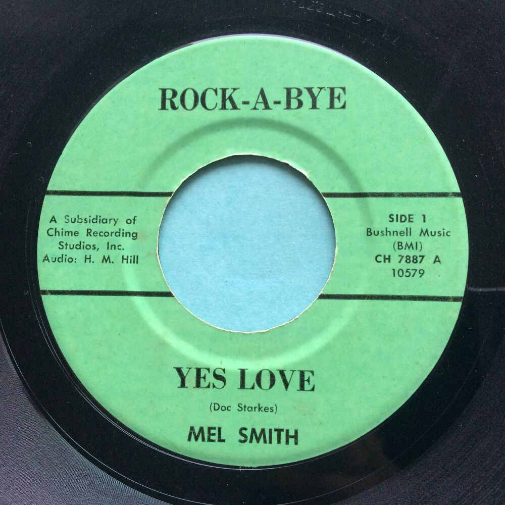 Mel Smith (Nightriders) - Yes love - Rock-a-bye - VG+