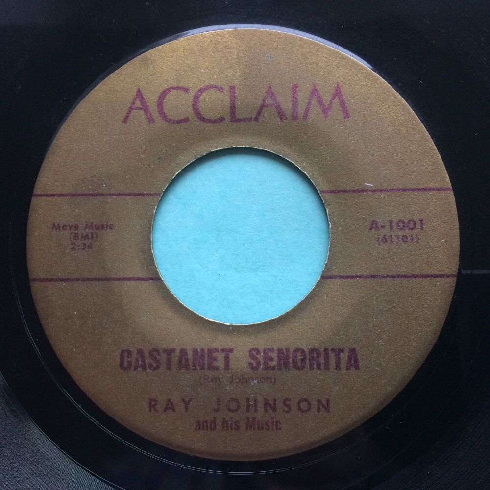 Ray Johnson - Castanet Senorita - Acclaim - VG+