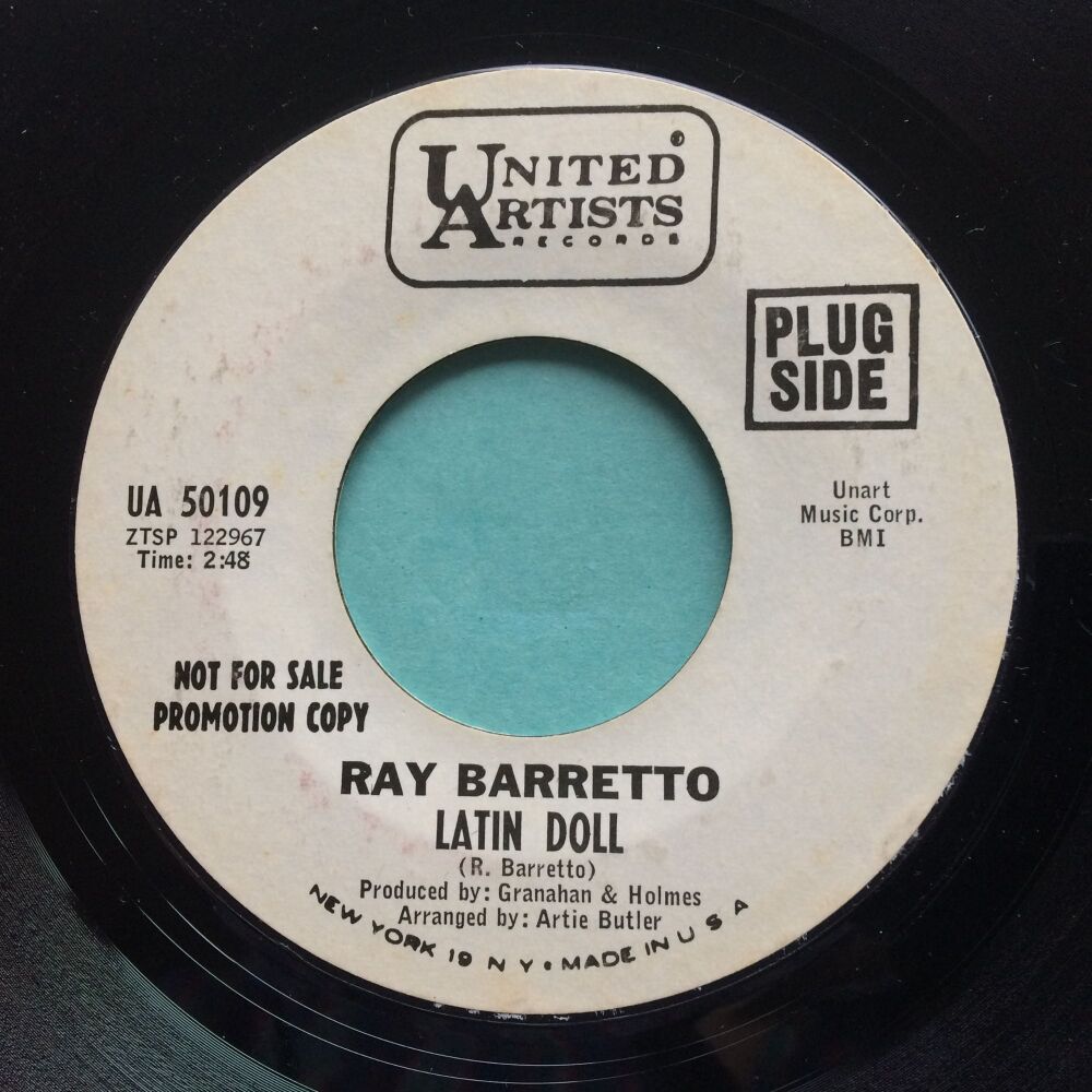 Ray Barretto - Latin Doll b/w Midnight boogaloo - United Artists promo - Ex-