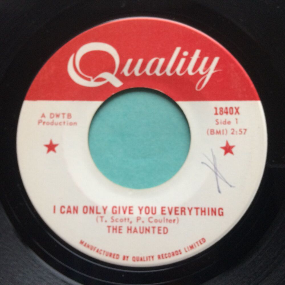The Haunted - I can only give you everything - Quality (Canadian) - Ex