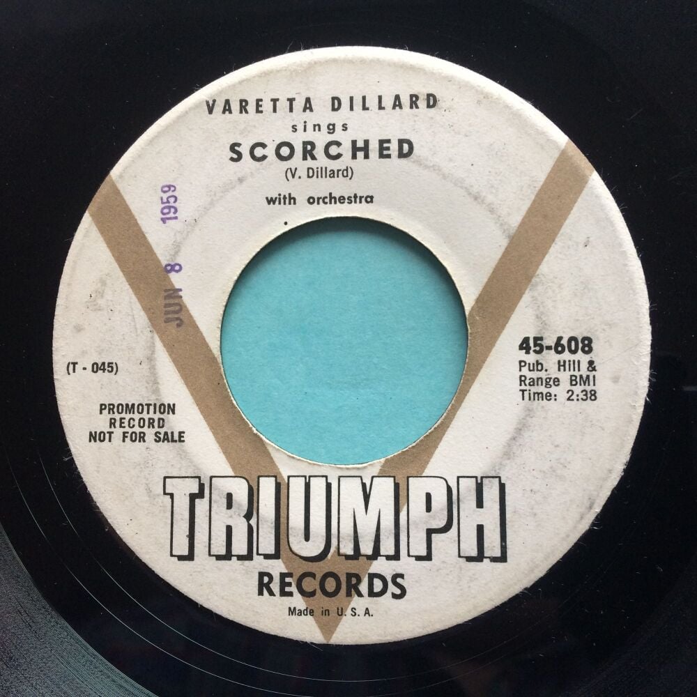 Varetta Dillard - Scorched - Triumph promo - VG+
