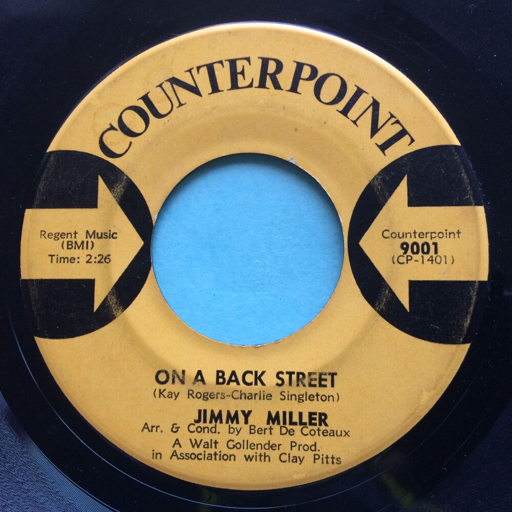 Jimmy Miller - On a back street - Counterpoint - Lots of light surface marks but plays lovely! Check soundfile.