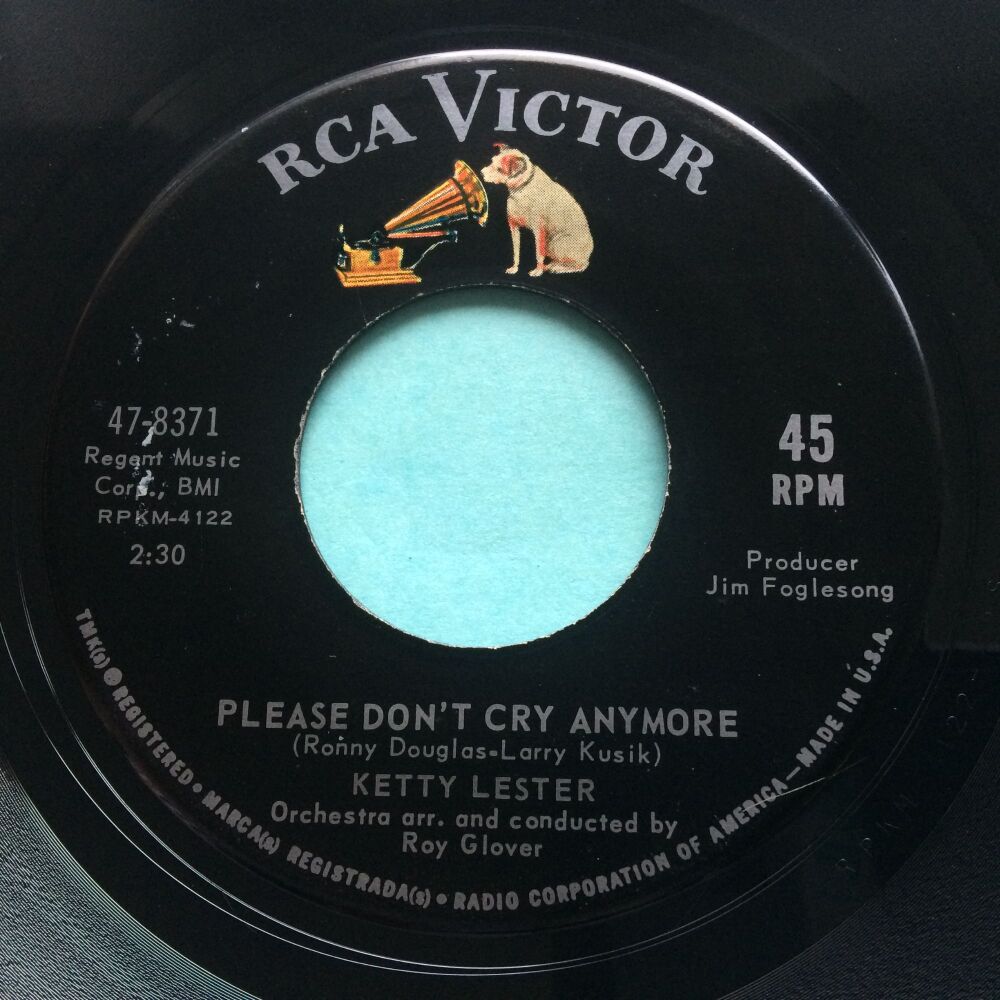 Ketty Lester - Please don't cry anymore - RCA - Ex