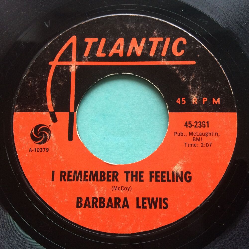 Barbara Lewis - I remember the feeling - Atlantic - VG+