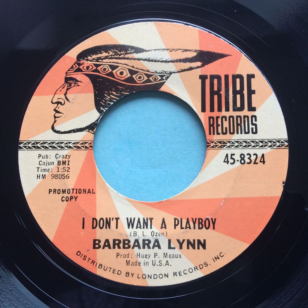 Barbara Lynn - I don't want a playboy b/w New kind of love - Tribe promo - Ex
