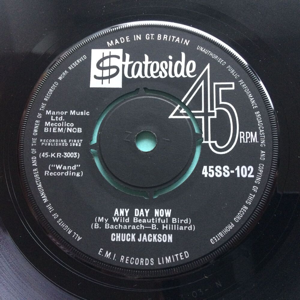 Chuck Jackson - Any day now b/w the Prophet - U.K. Stateside - Ex