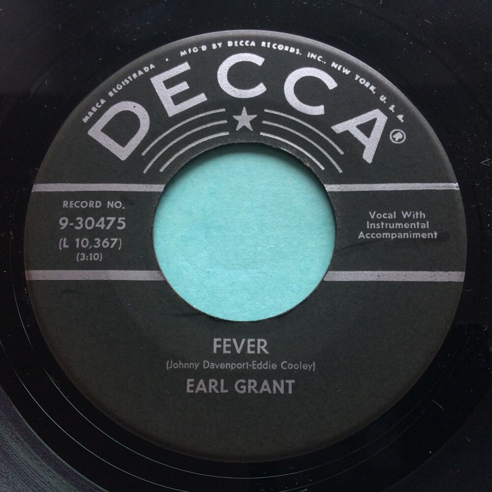 Earl Grant - Fever - Decca - Ex