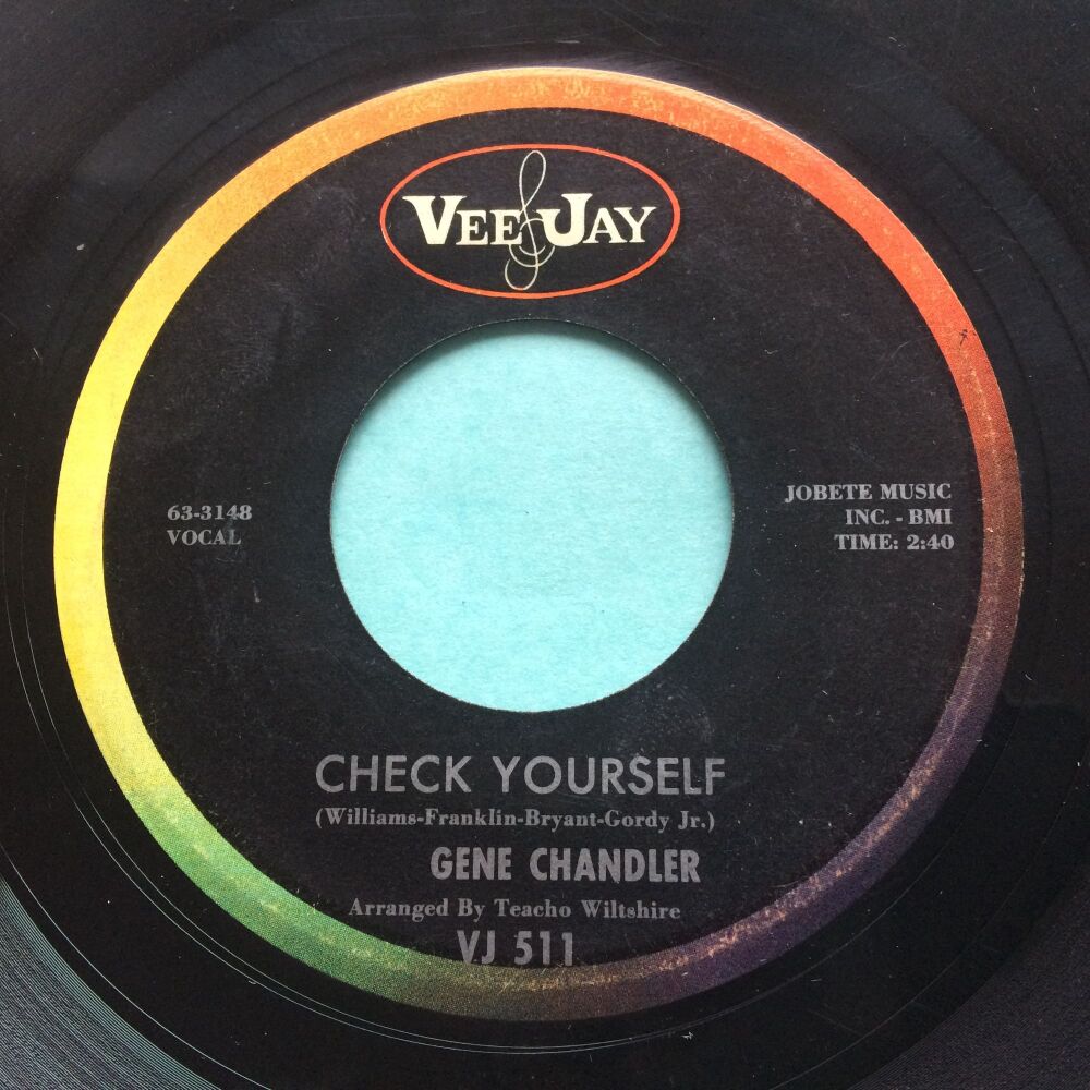 Gene Chandler - Check yourself - Vee-Jay - VG+
