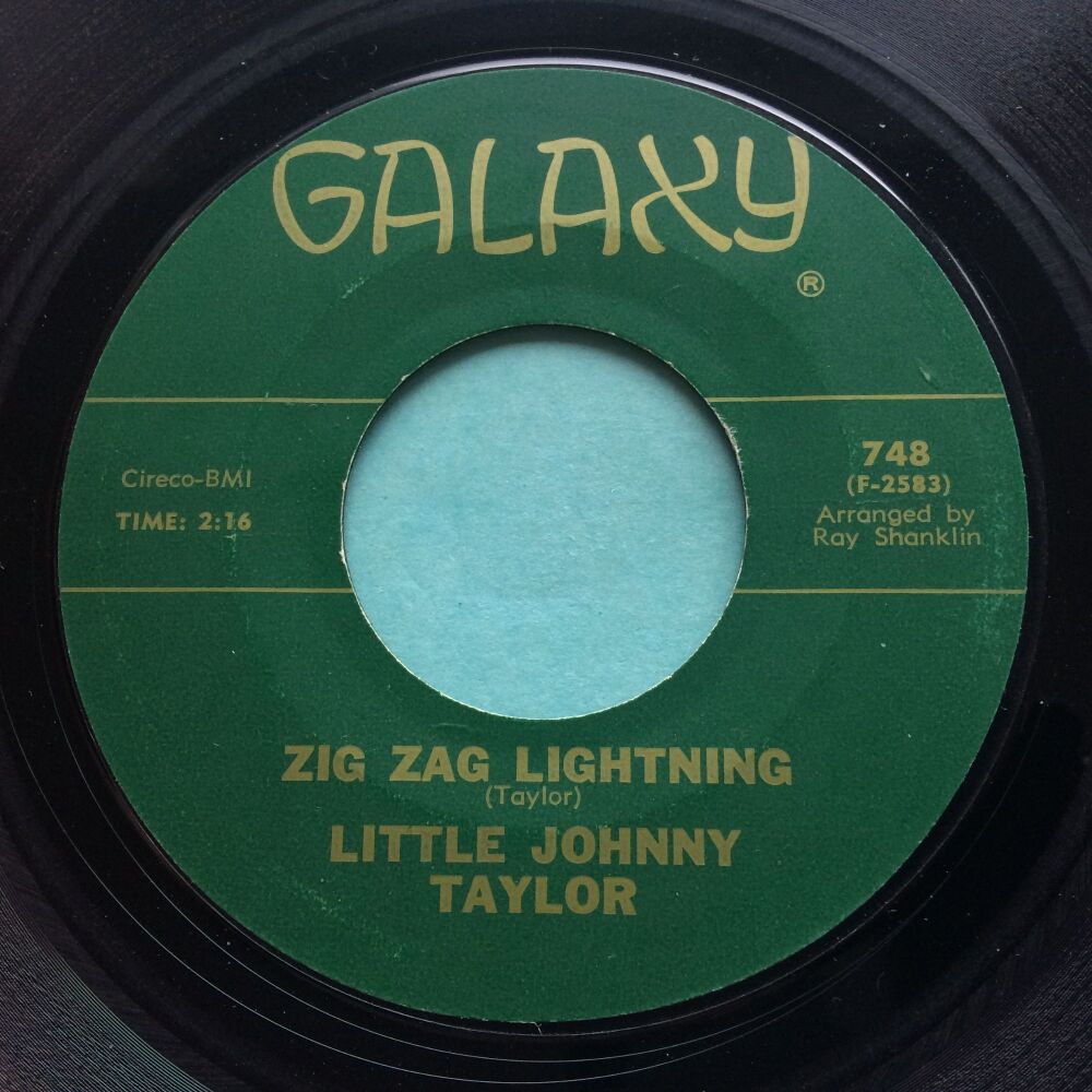 Little Johnny Taylor - Zig Zag Lightning - Galaxy - VG+