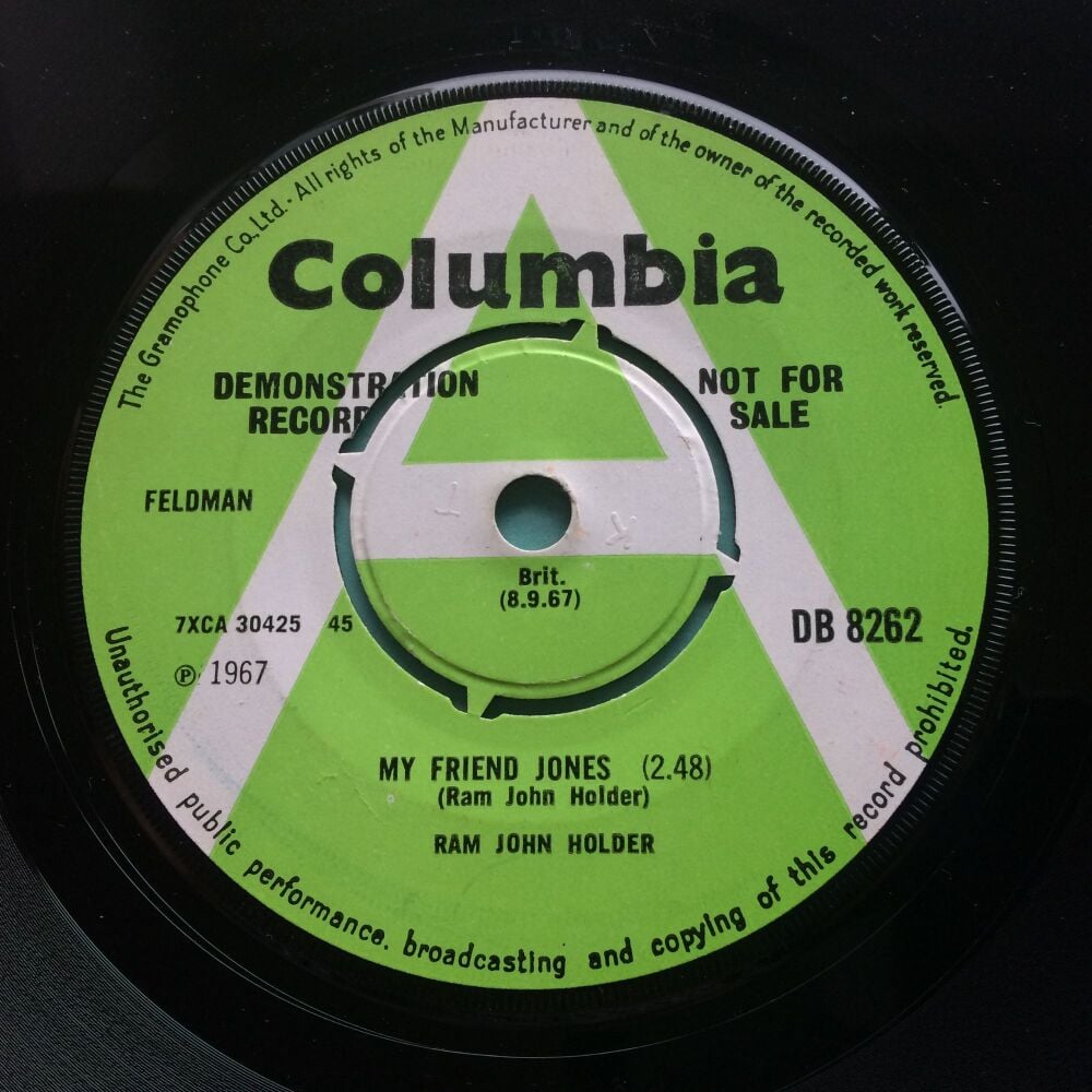 Ram John Holder - My Friend Jones - UK Columbia promo - Ex