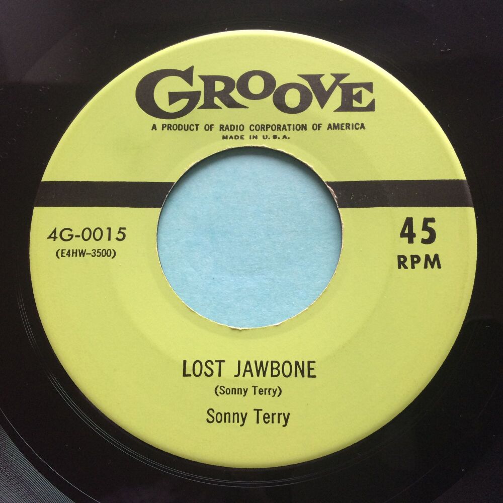Sonny Terry - Lost Jawbone b/w Louise - Groove - Ex
