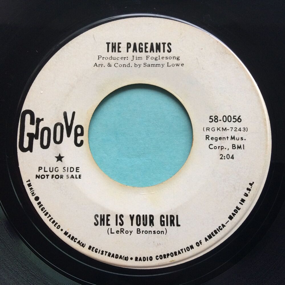 Pageants - Make it last b/w She is your girl - Groove promo - Ex-