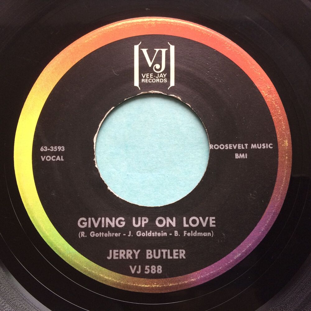 Jerry Butler - Giving up on love - VJ - VG+